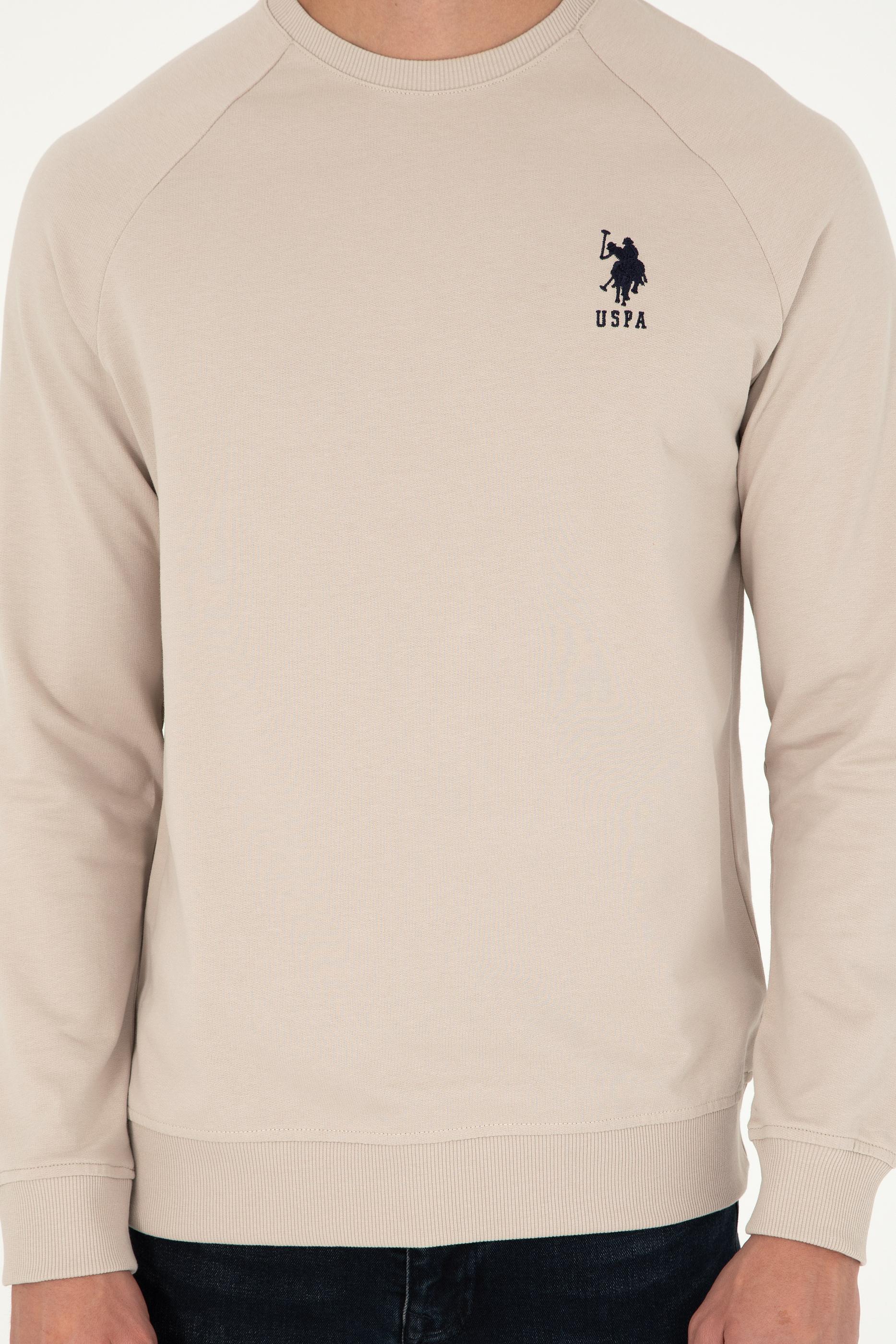 Erkek Taş Basic Sweatshirt