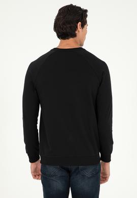 Erkek Siyah Basic Sweatshirt - 50289030029