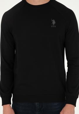 Erkek Siyah Basic Sweatshirt - 50289030029