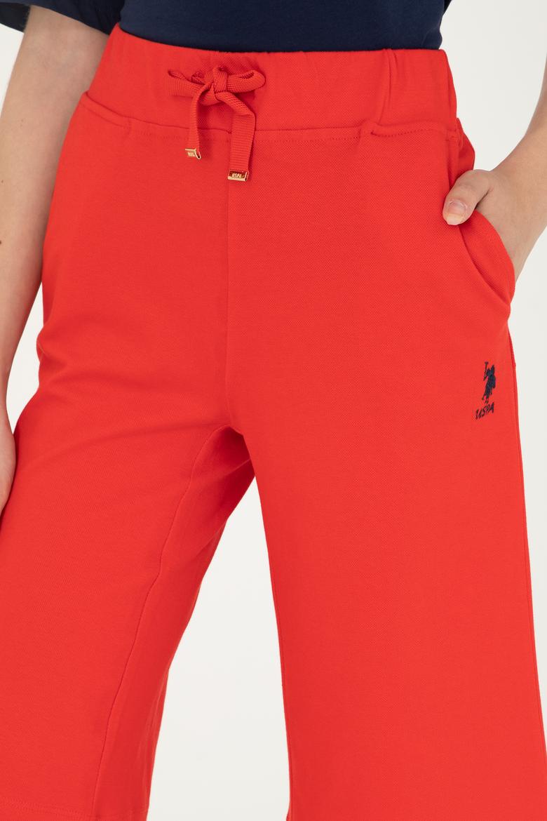 Kadın Kırmızı Örme Şort - 50280073024