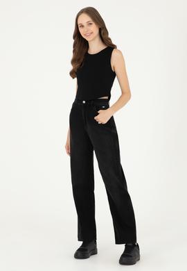 Kadın Siyah Jean Pantolon - 50282791002