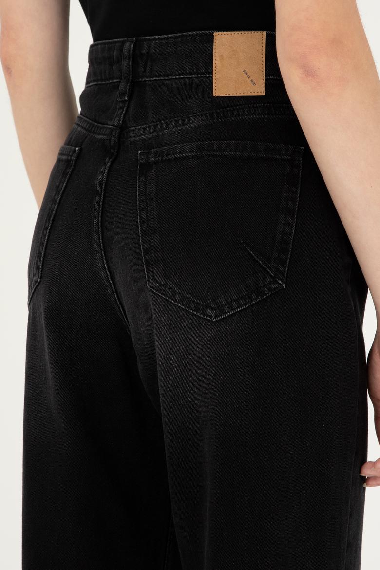 Kadın Siyah Jean Pantolon - 50282791002