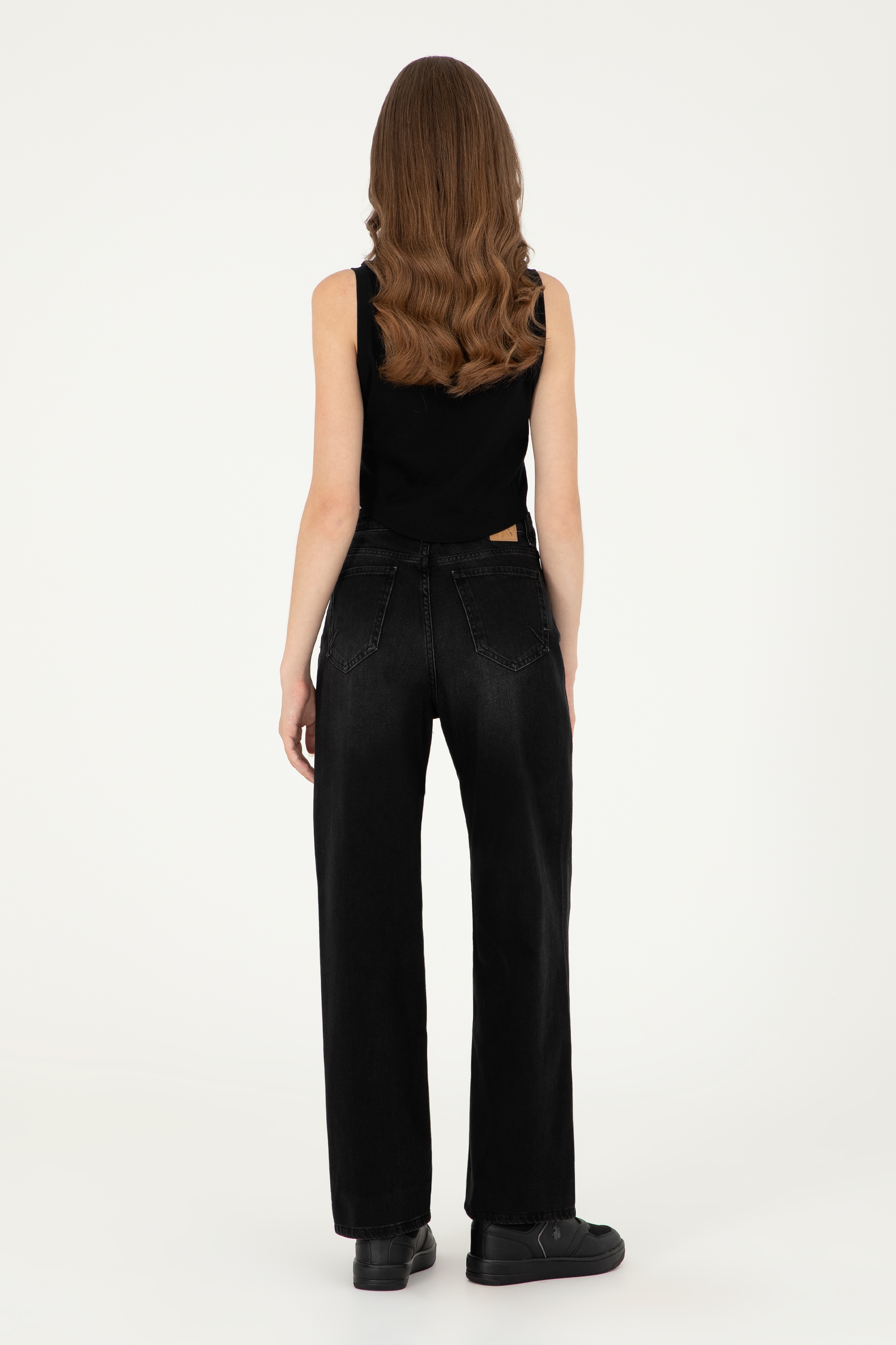 Kadın Siyah Jean Pantolon - Image 4