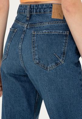 Kadın Mavi Jean Pantolon - 50287895003