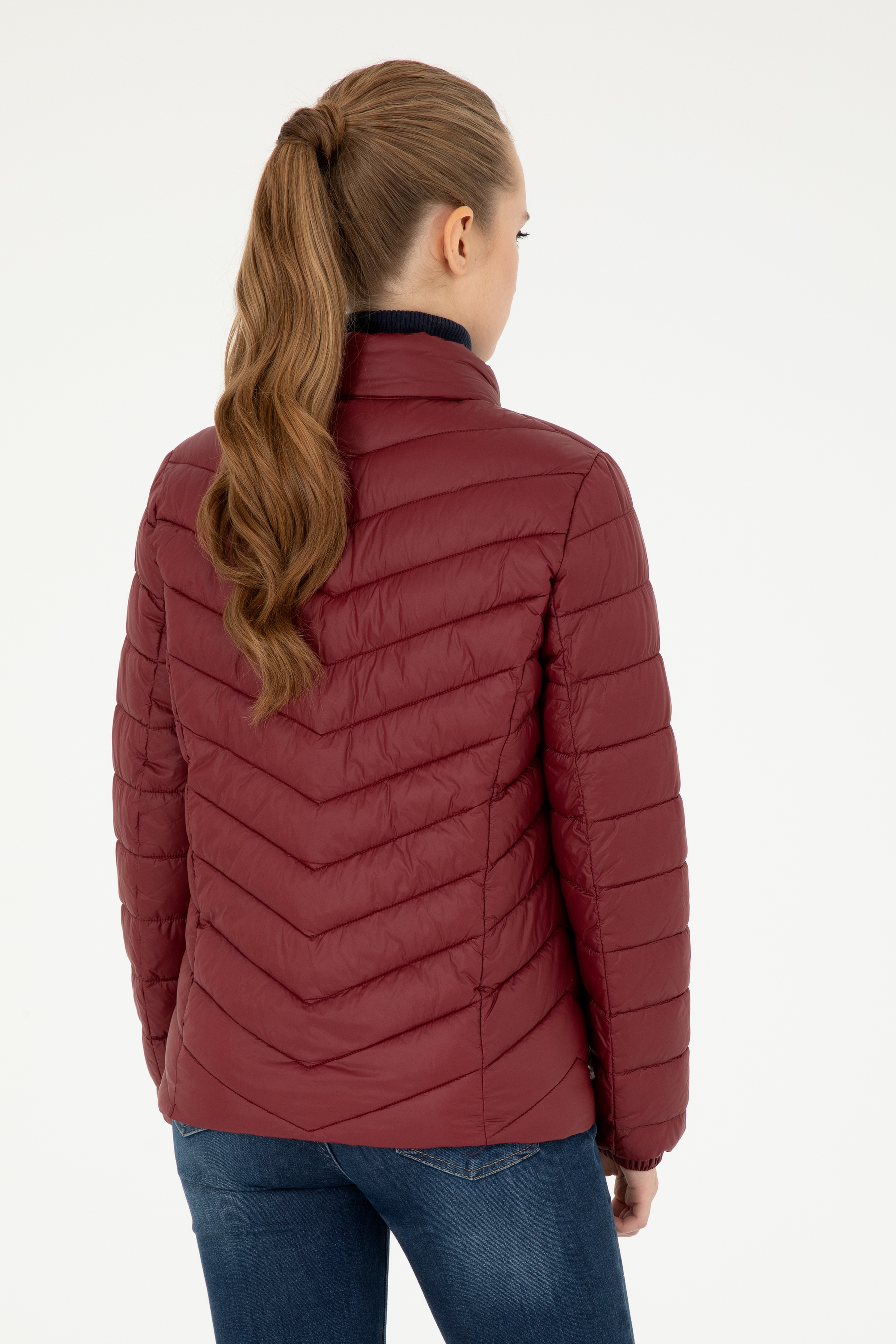 Kadın Bordo Mont - Image 5