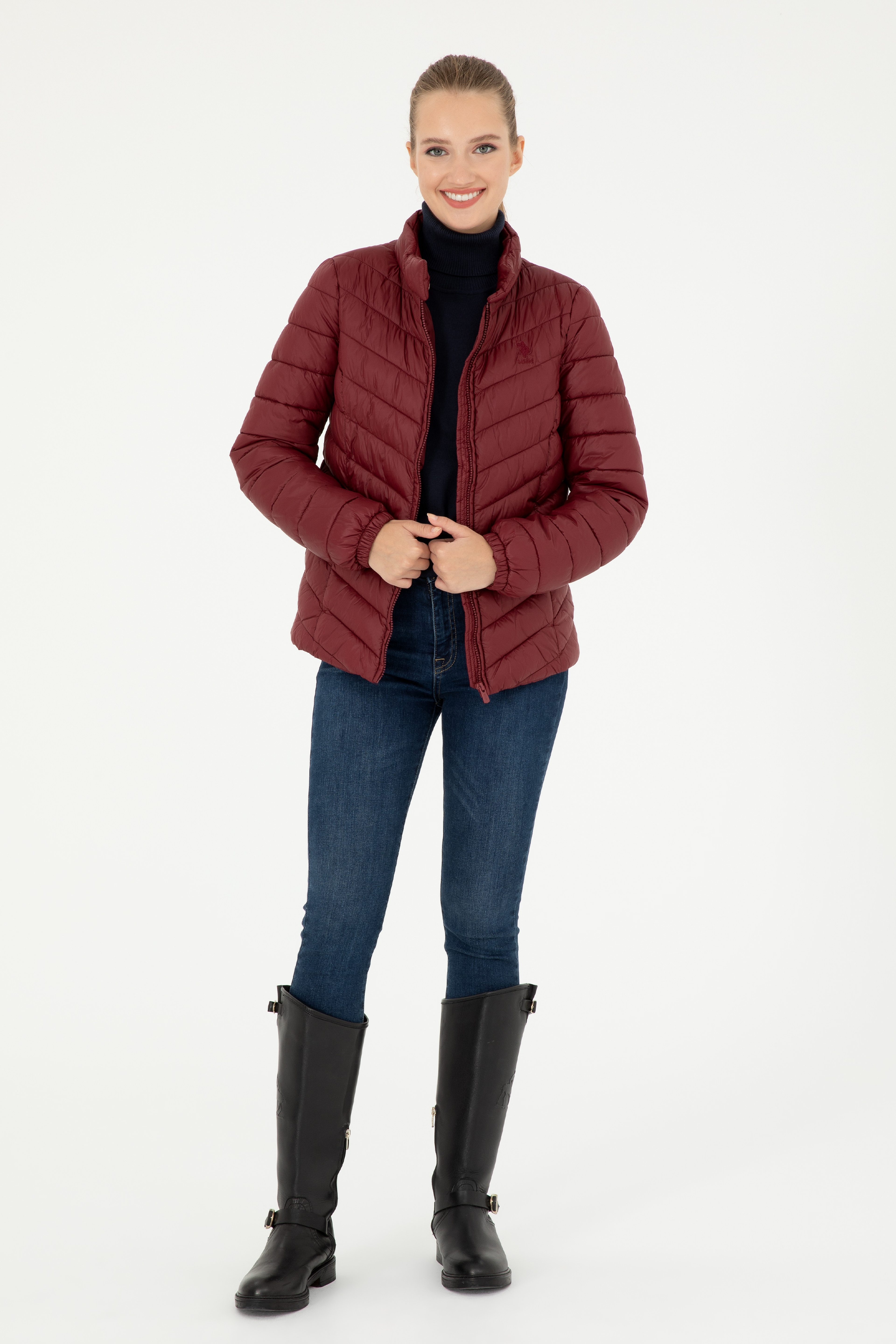 Kadın Bordo Mont - Image 4
