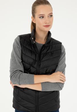 Kadın Siyah Yelek - 50292675040