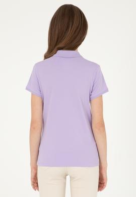 Kadın Lila Basic Tişört - 50280065114