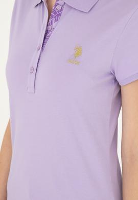 Kadın Lila Basic Tişört - 50280065114