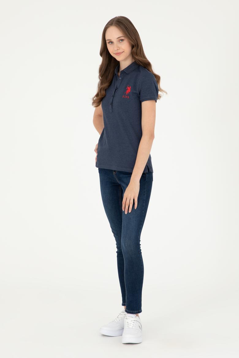 Kadın Lacivert Basic Tişört - 50280066006