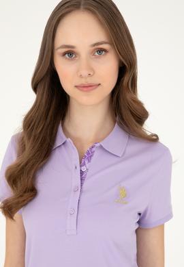 Kadın Lila Basic Tişört - 50280065114