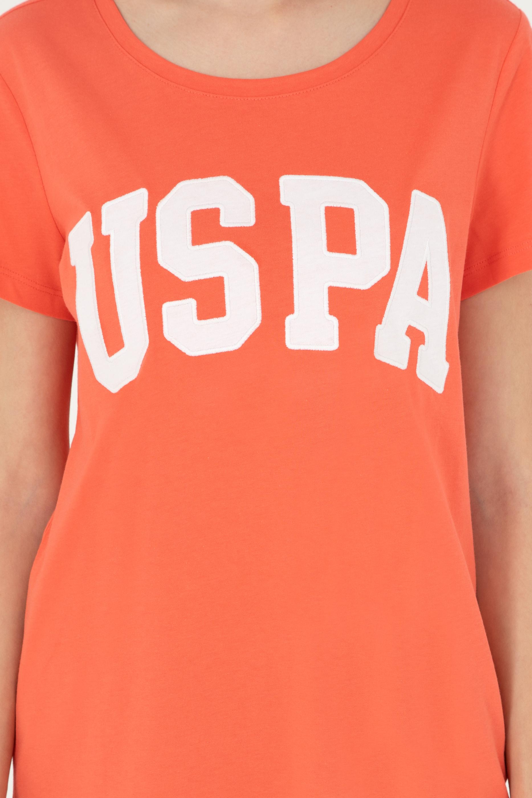 Kadın Nar Çiçeği Bisiklet Yaka Basic Tişört