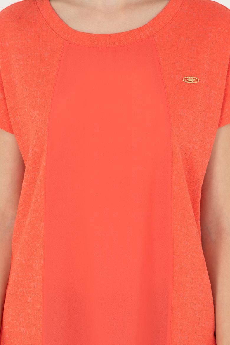 Kadın Nar Çiçeği Tişört - 50281901022