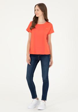 Kadın Nar Çiçeği Tişört - 50281901022