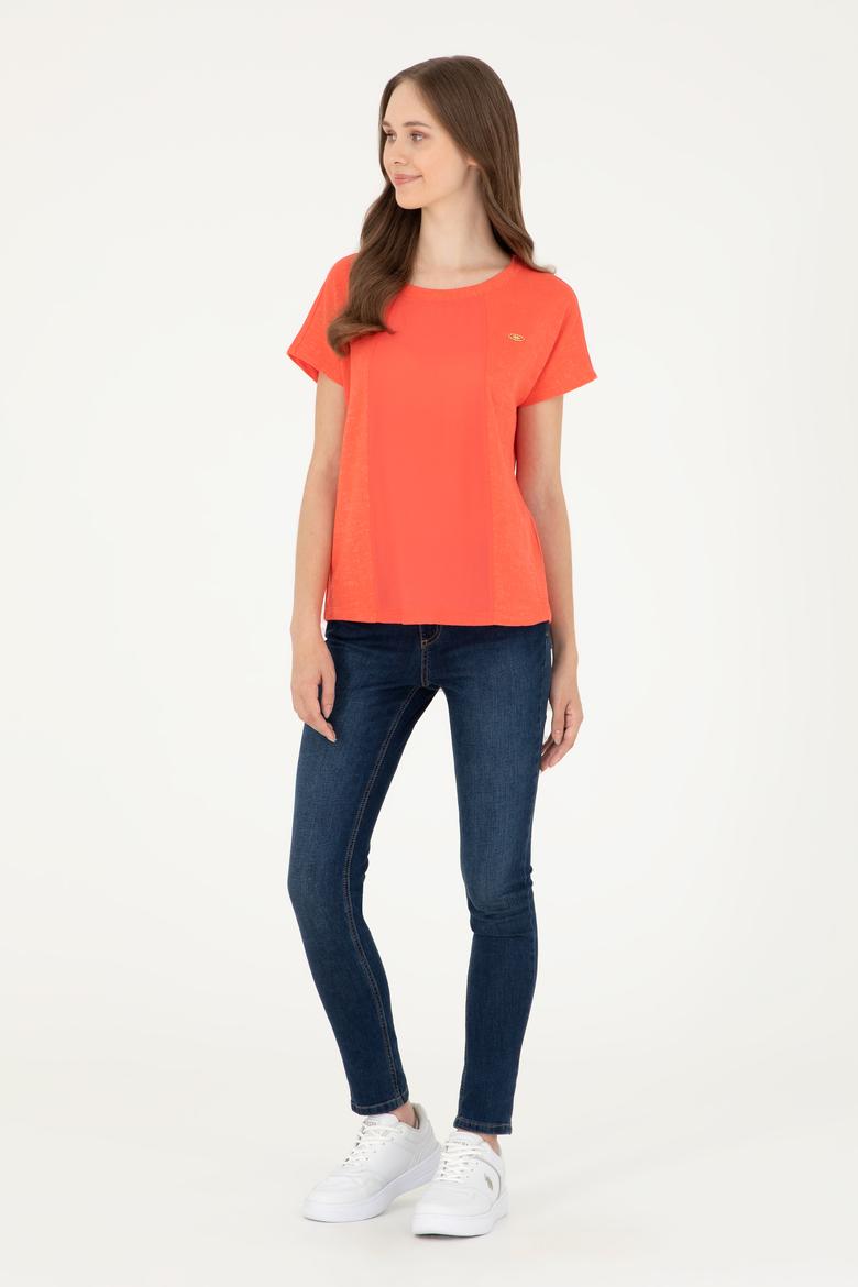 Kadın Nar Çiçeği Tişört - 50281901022