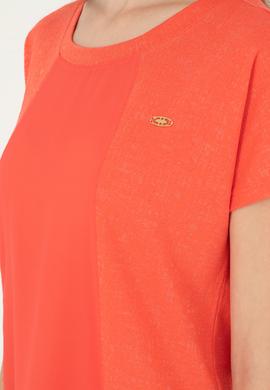 Kadın Nar Çiçeği Tişört - 50281901022