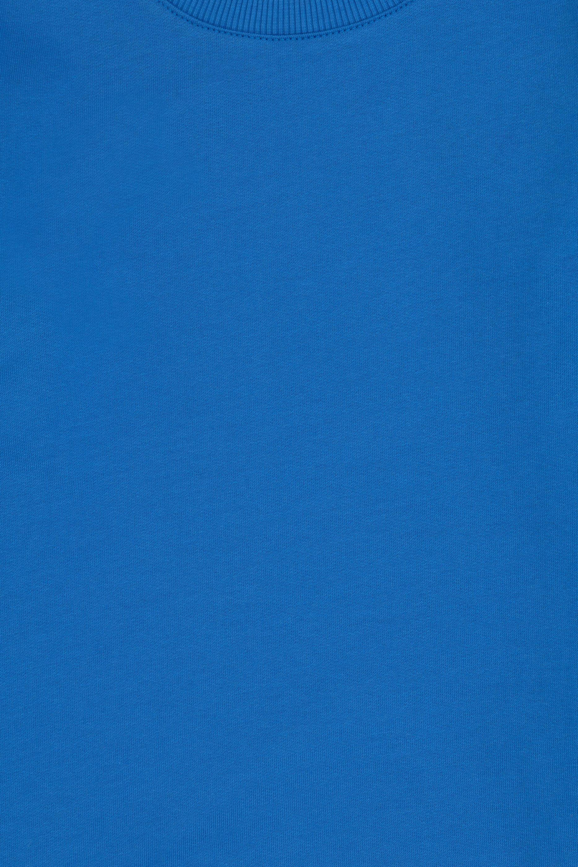 Erkek Çocuk Kobalt Bisiklet Yaka Sweatshirt