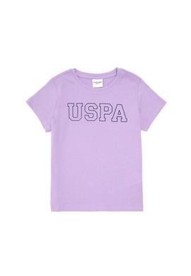 Erkek Çocuk Lila Basic Bisiklet Yaka Tişört - 50284818061