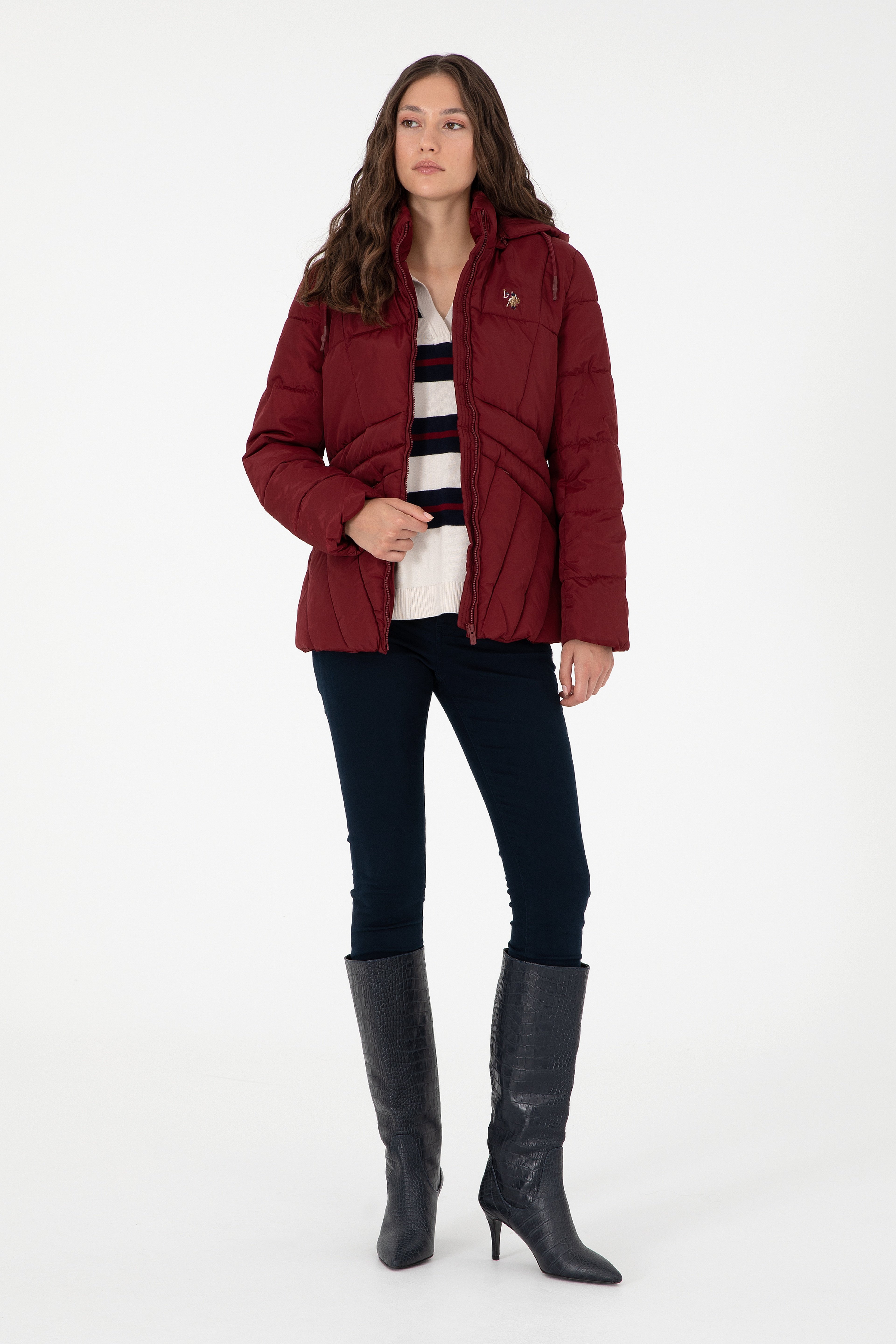 Kadın Bordo Mont - Image 4