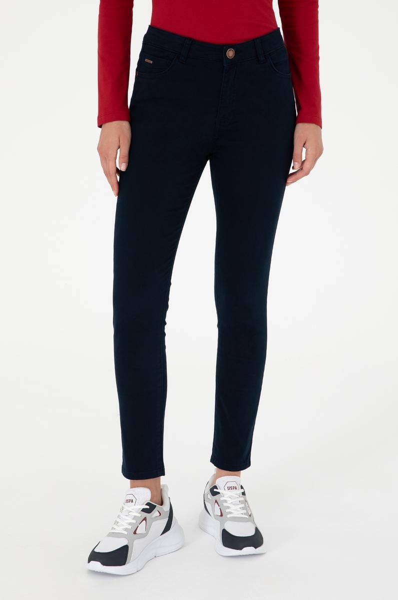 Kadın Lacivert Kanvas Pantolon