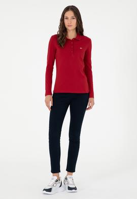 Kadın Lacivert Kanvas Pantolon - 50290499002