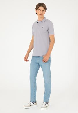 Erkek Gri Basic Tişört - 50279573081