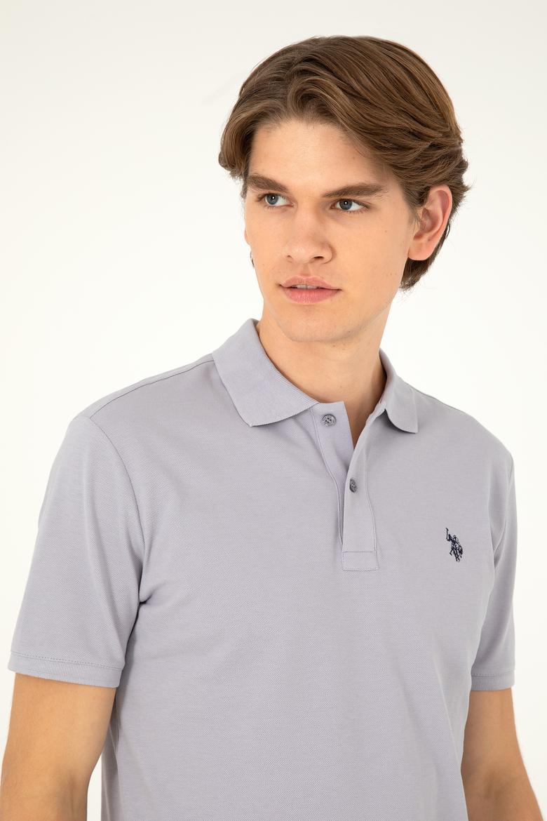 Erkek Gri Basic Tişört - 50279573081