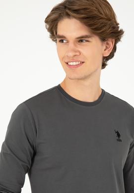 Erkek Antrasit Basic Sweatshirt - 50289027047