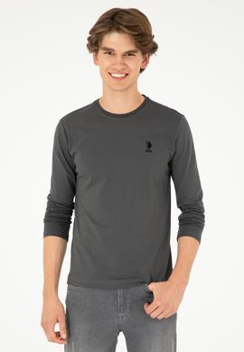 Erkek Antrasit Basic Sweatshirt - 50289027047