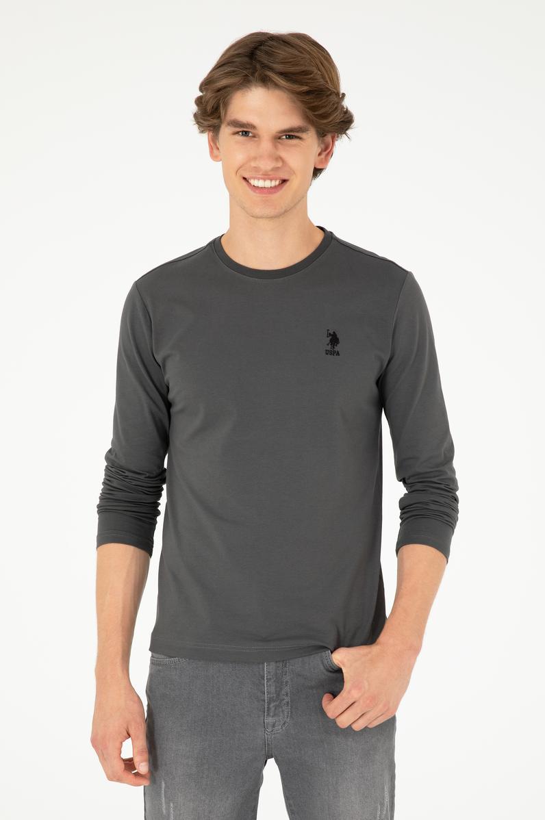 Erkek Antrasit Basic Sweatshirt