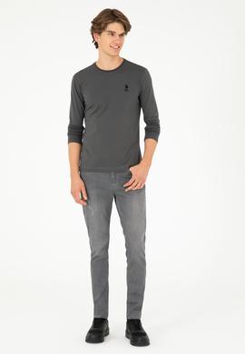 Erkek Antrasit Basic Sweatshirt - 50289027047