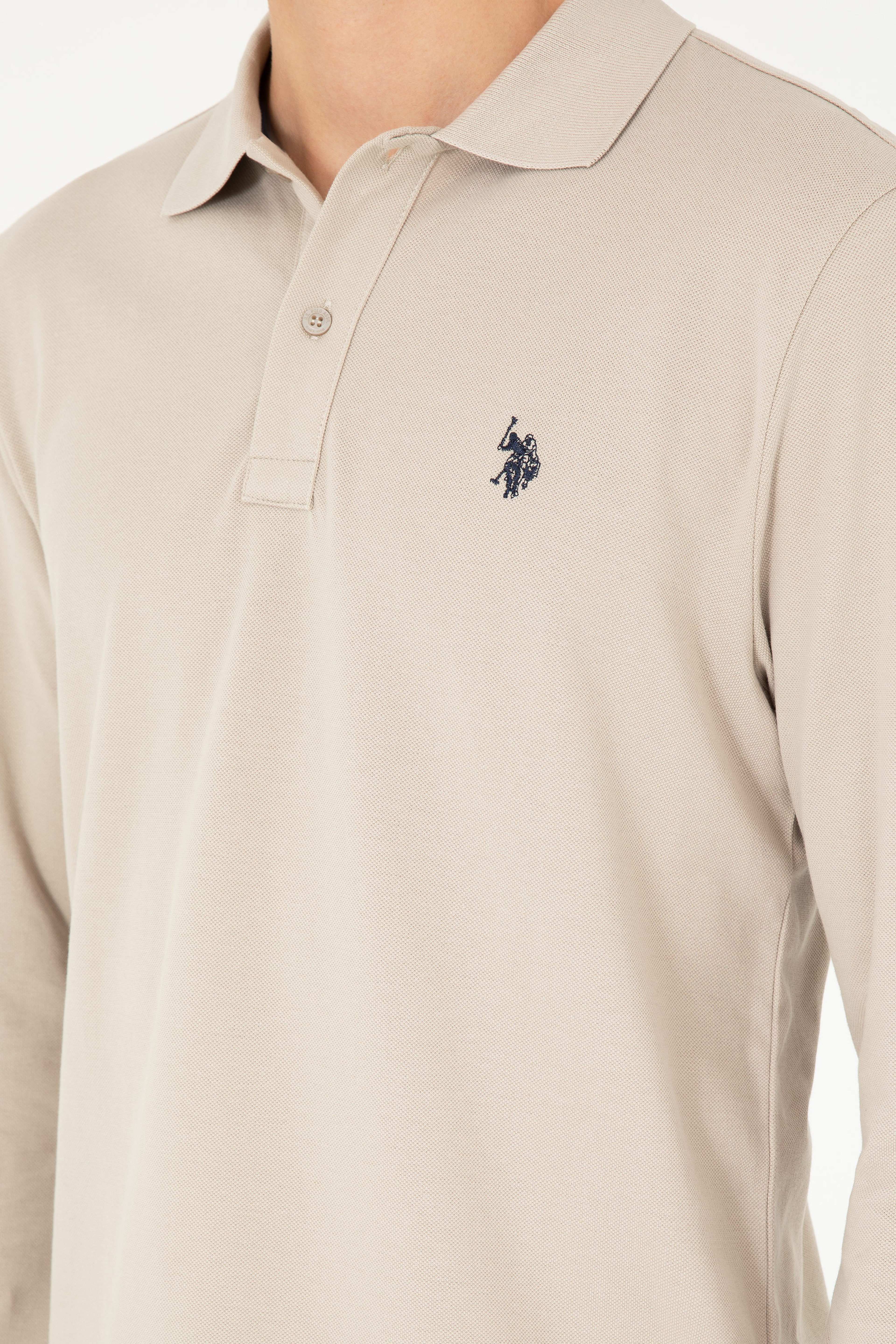 Erkek Taş Basic Sweatshirt - Image 7