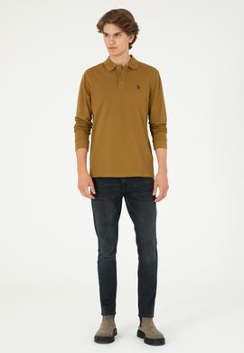 Erkek Açık Haki Basic Sweatshirt - 50289051107