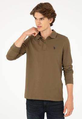 Erkek Haki Basic Sweatshirt - 50289051178