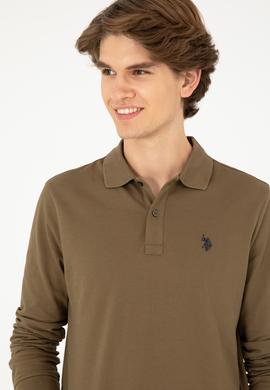 Erkek Haki Basic Sweatshirt - 50289051178