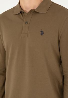 Erkek Haki Basic Sweatshirt - 50289051178