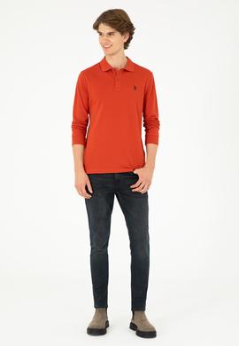 Erkek Kiremit Basic Sweatshirt - 50289051157