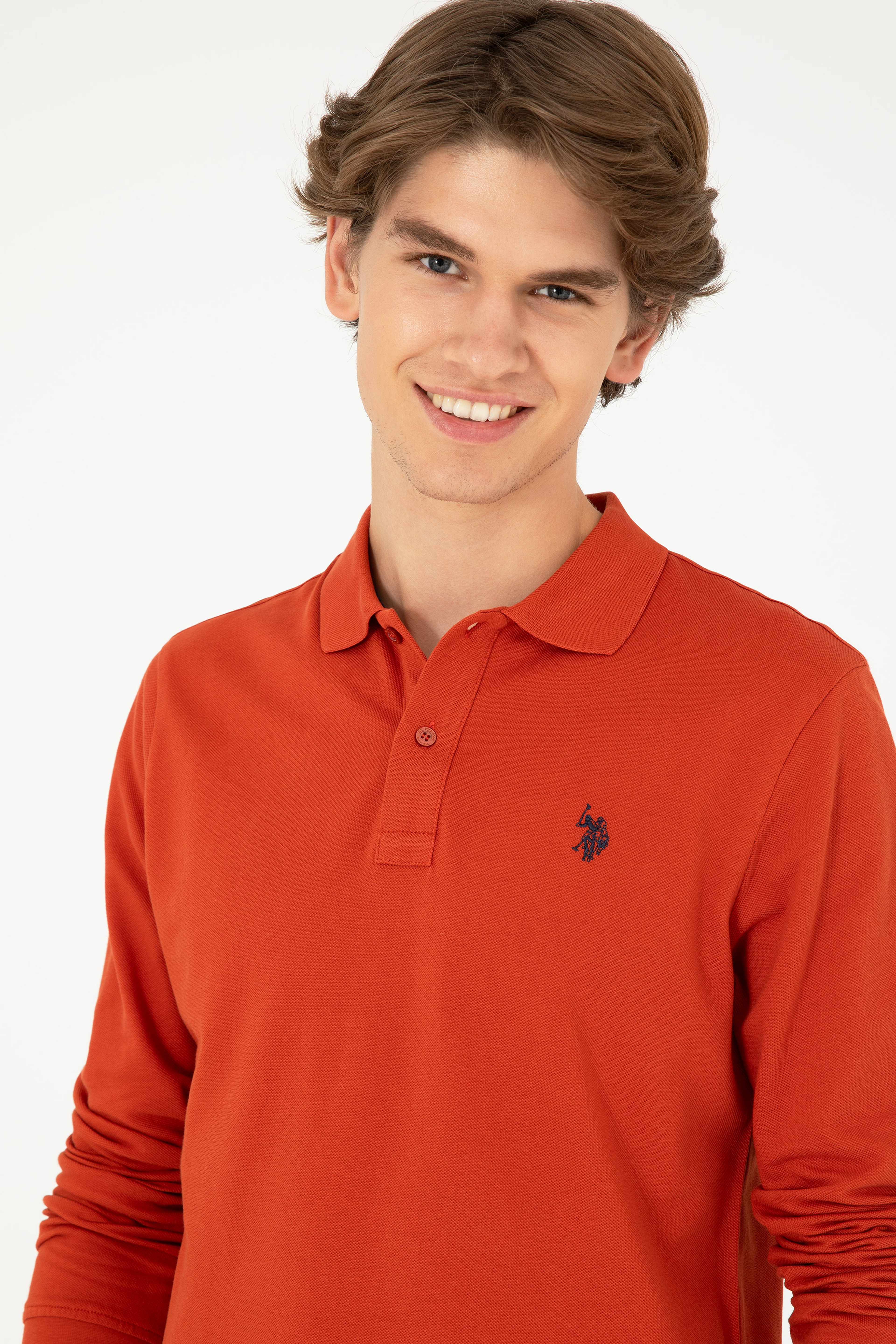 Erkek Kiremit Basic Sweatshirt - Image 2