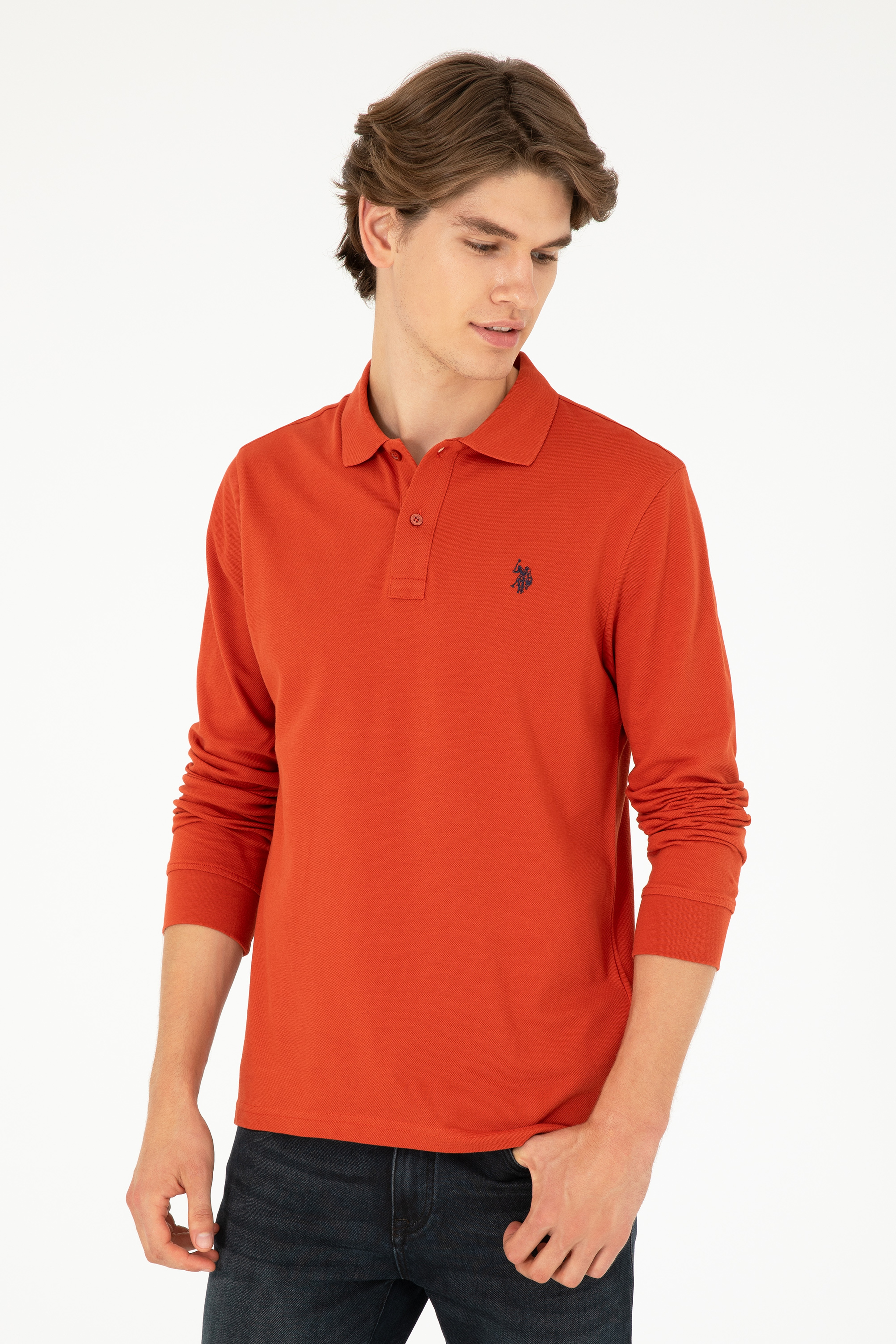 Erkek Kiremit Basic Sweatshirt - Image 1