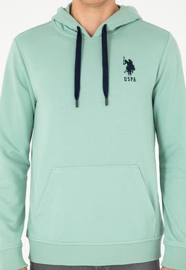 Erkek Su Yeşili Basic Sweatshirt - 50289059176