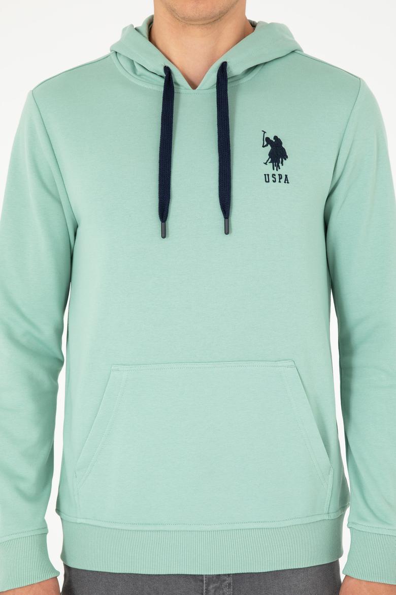 Erkek Su Yeşili Basic Sweatshirt - 50289059176