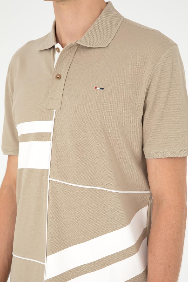 Erkek Açık Haki Tişört - 50281525021