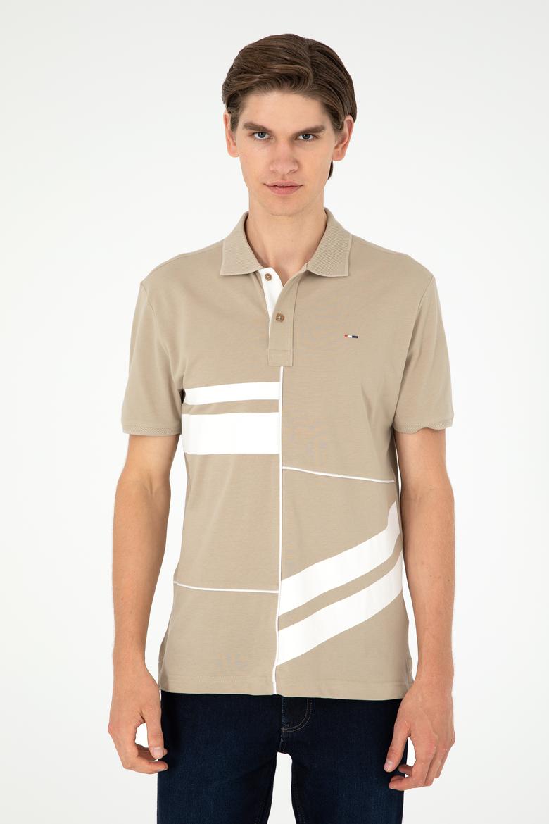 Erkek Açık Haki Tişört - 50281525021