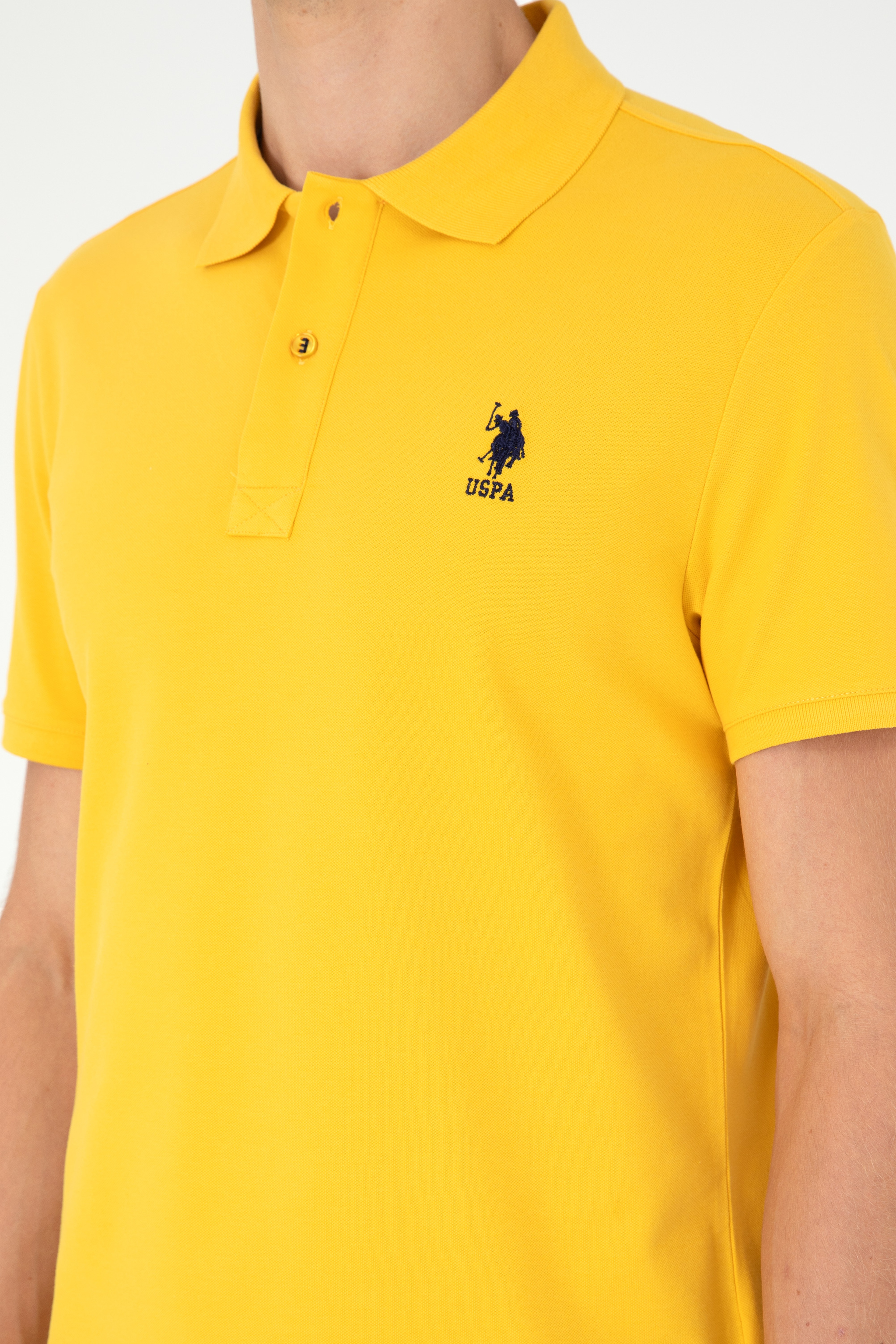 Erkek Safran Basic Tişört - Image 7