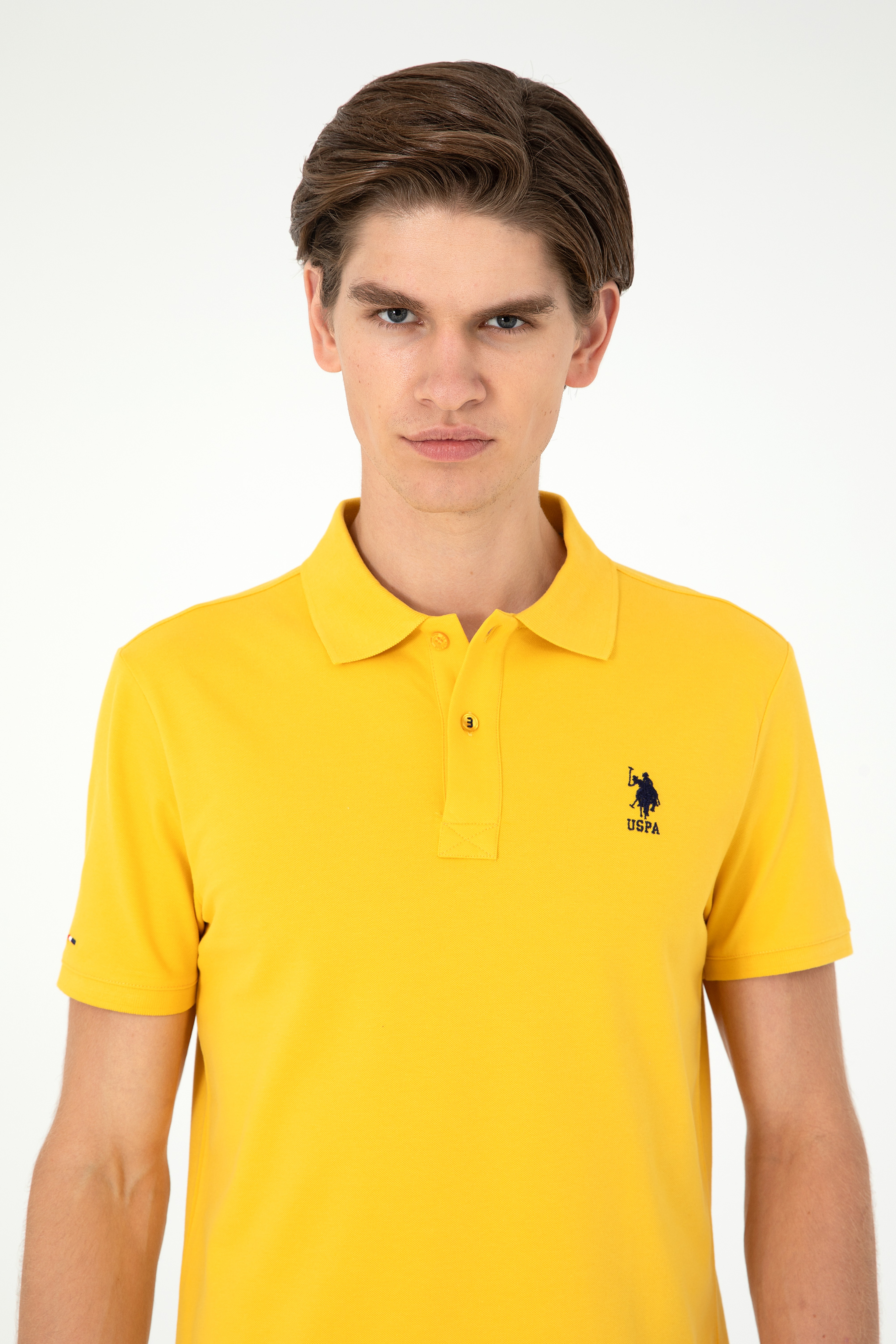 Erkek Safran Basic Tişört - Image 2