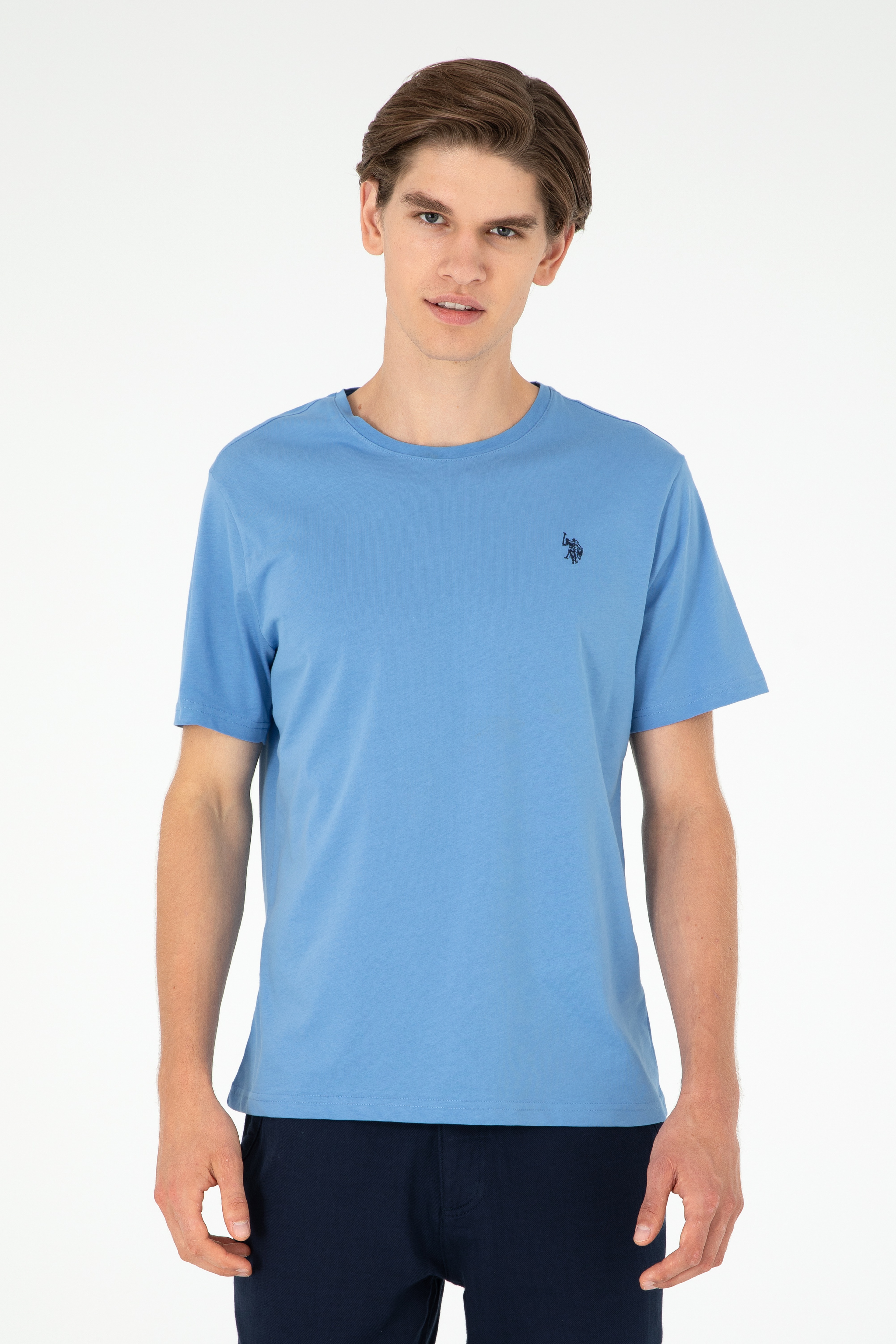 Erkek Saks Basic Tişört