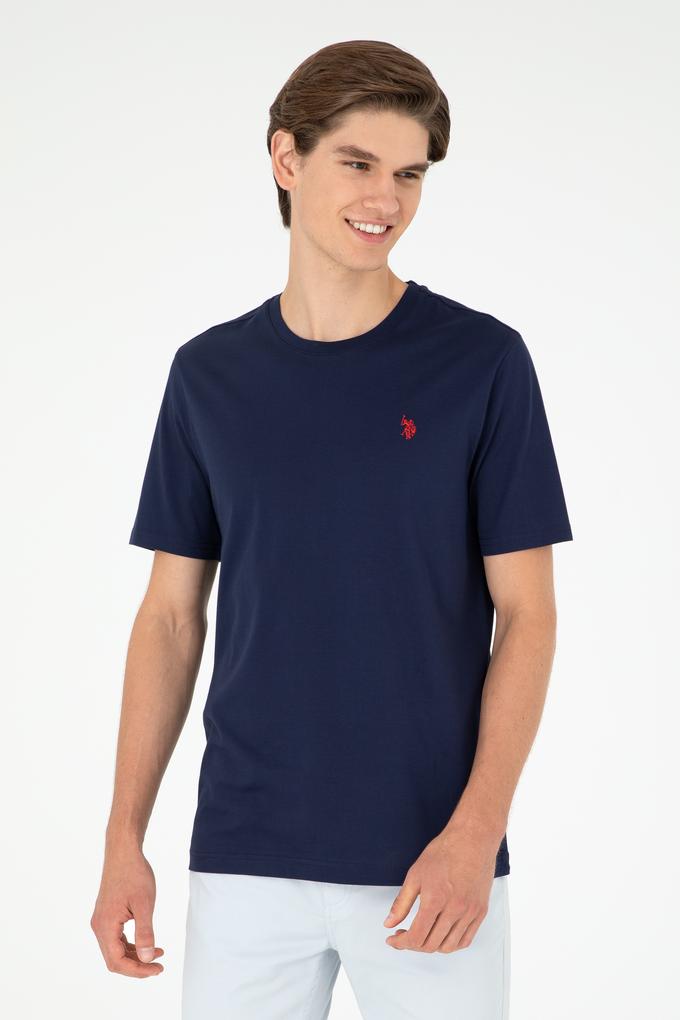 Erkek Lacivert Basic Tişört