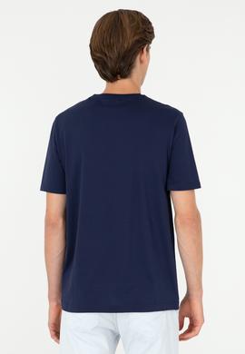 Erkek Lacivert Basic Tişört - 50281948029