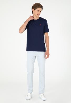 Erkek Lacivert Basic Tişört - 50281948029