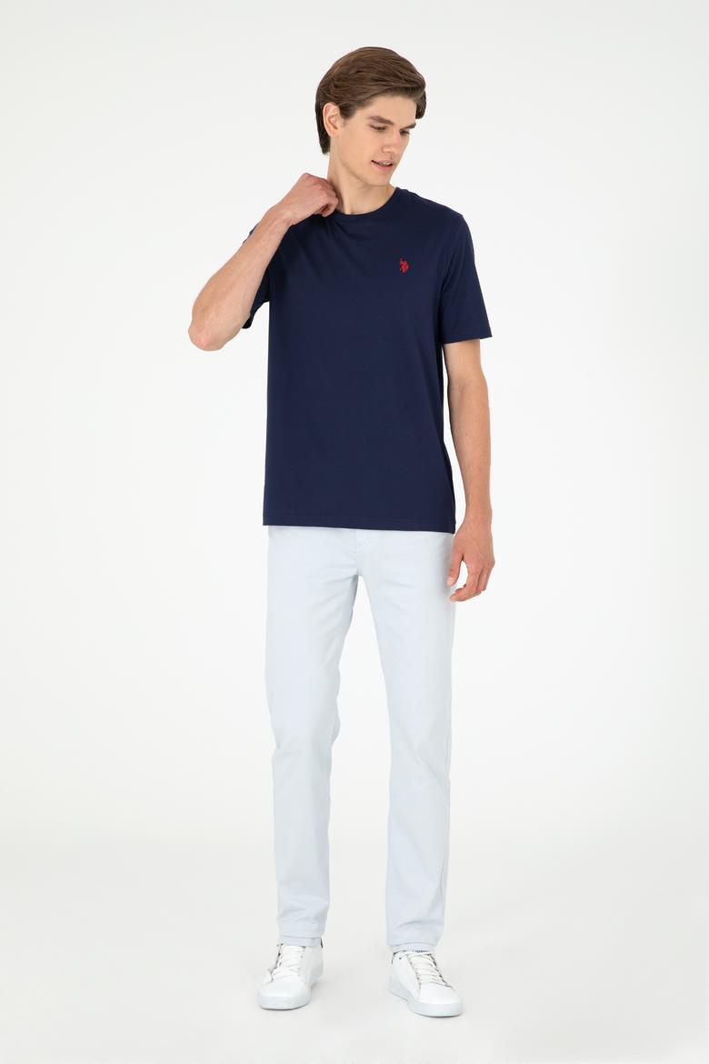 Erkek Lacivert Basic Tişört - 50281948029